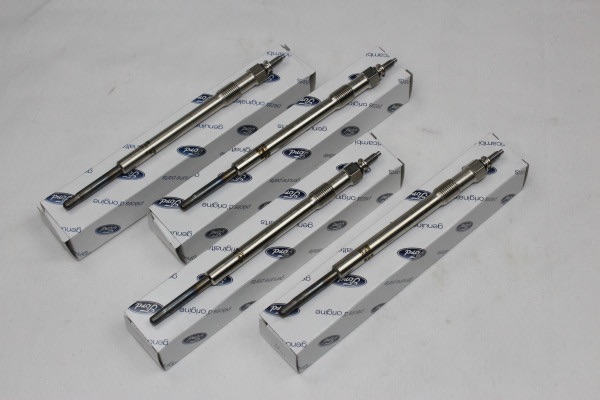 Glühkerzen 4 Stück Ford 2,0 + 2,2 + 2,4 Diesel