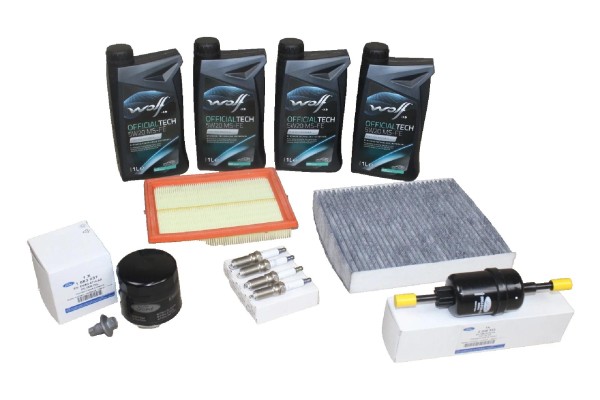 Inspektionskit 1,25 + 1,4 + 1,6 16V Ford Fiesta - Fusion