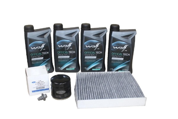 Wartungskit 1,25 + 1,4 + 1,6 16V Ford Fiesta - Fusion