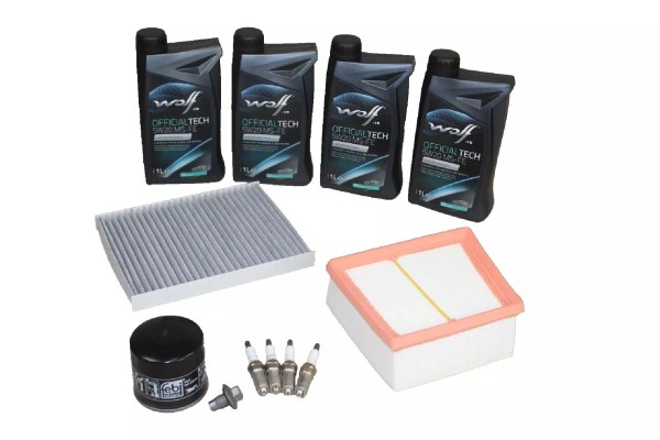 Inspektionskit 1,25 + 1,4 + 1,6 16V Ford Fiesta - B-Max