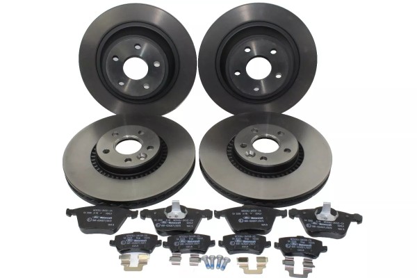 Bremsscheiben + Bremsbeläge vorne + hinten