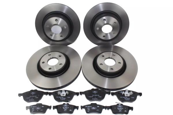 Bremsscheiben + Bremsbeläge vorne + hinten