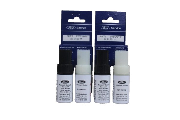 Lackstift Arctic Blue Metallic + Klarlack je 9ml