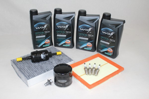 Inspektionskit 1,25 + 1,4 + 1,6 16V Ford Fiesta - Fusion