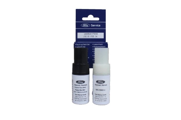 Lackstift Kapur Rot Metallic + Klarlack je 9ml