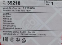 Vorschau: Inspektionskit 1,25 + 1,4 + 1,6 16V Ford Fiesta - B-Max Vorschau: Inspektionskit 1,25 + 1,4 + 1,6 16V Ford Fiesta - B-Max