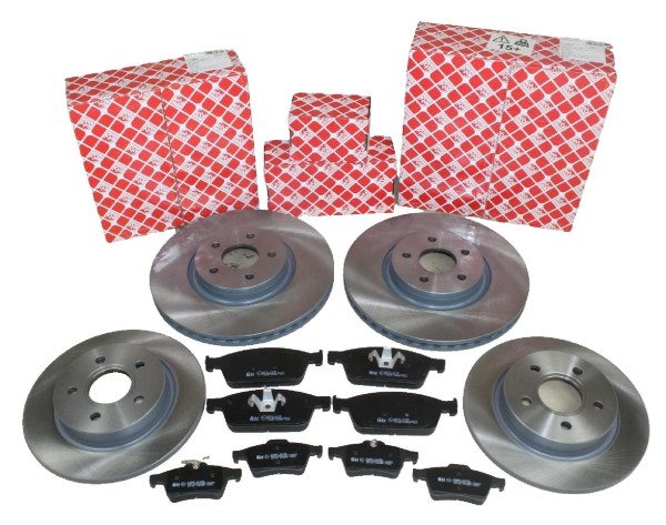 Bremsscheiben + Bremsbeläge vorne + hinten