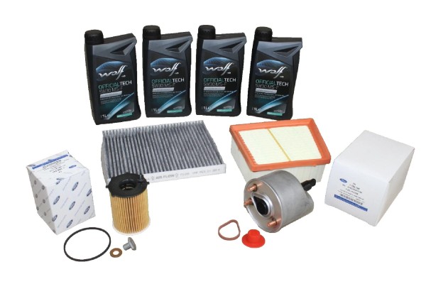 Inspektionskit 1,4 + 1,5 + 1,6 Diesel Ford Fiesta - B-Max