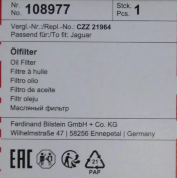 Inspektionskit 1,8 SCI 16V Ford Mondeo MK3