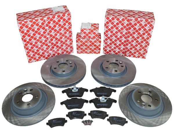 Bremsscheiben + Bremsbeläge vorne + hinten