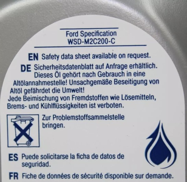 Getriebeöl Ford Schaltgetriebe 1 Liter