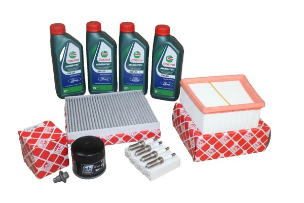 Inspektionskit 1,25 + 1,4 + 1,6 16V Ford Fiesta - B-Max