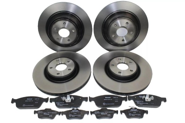 Bremsscheiben + Bremsbeläge vorne + hinten