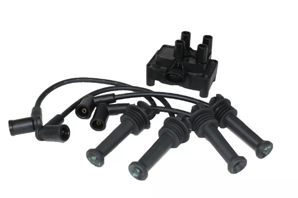 Zündspule + Zündkabelsatz Ford 1,25 + 1,4 + 1,6 16V