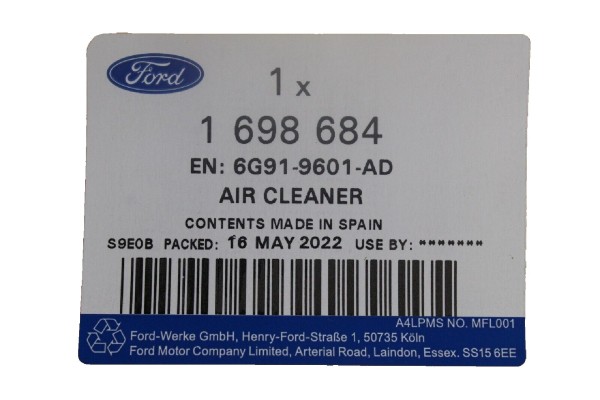 Inspektionskit 2,0 Ecoboost Ford Mondeo - S-Max - Galaxy