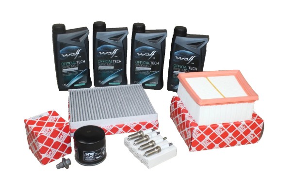 Inspektionskit 1,25 + 1,4 + 1,6 16V Ford Fiesta - B-Max