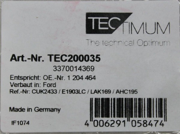 Pollenfilter Aktivkohlefilter Ford Fiesta - Fusion