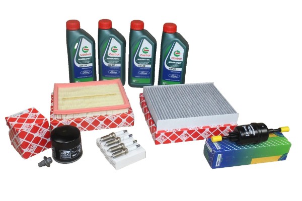 Inspektionskit 1,25 + 1,4 + 1,6 16V Ford Fiesta - Fusion