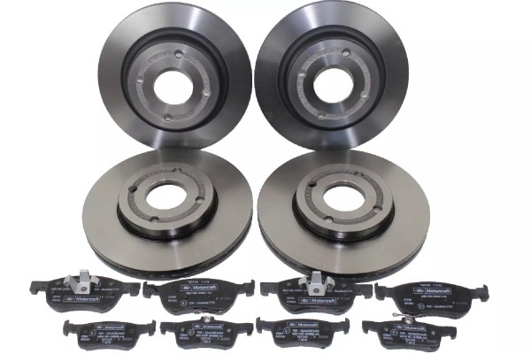 Bremsscheiben + Bremsbeläge vorne + hinten