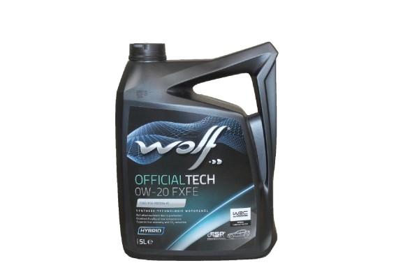 Motoröl 5 Liter Wolf Official Tech FXFE 0W20