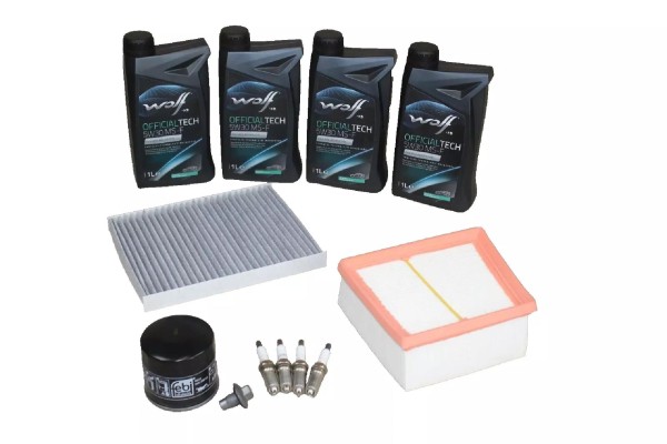 Inspektionskit 1,25 + 1,4 + 1,6 16V Ford Fiesta - B-Max
