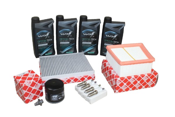 Inspektionskit 1,25 + 1,4 + 1,6 16V Ford Fiesta - B-Max