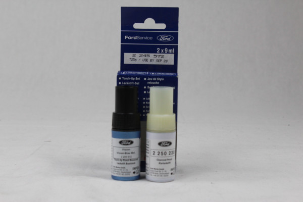 Lackstift Vision-Blau-Metallic + Klarlack je 9ml