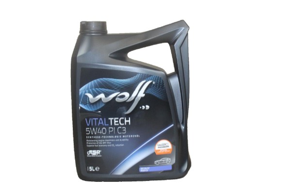 Motoröl 5 Liter Wolf Vital Tech PI C3 5W40