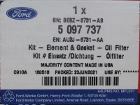 Vorschau: Inspektionskit 2,3 Ecoboost Ford Mustang Vorschau: Inspektionskit 2,3 Ecoboost Ford Mustang