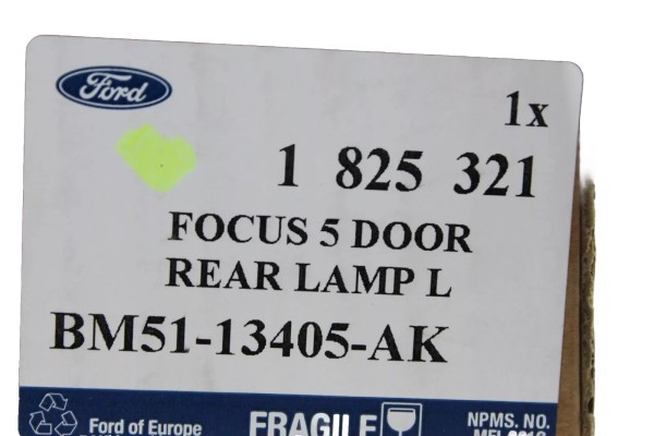 Rückleuchte links Ford Focus 5-türige Limousine MK3