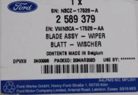 Vorschau: Wischerblätter vorne Ford Transit - Tourneo Connect Vorschau: Wischerblätter vorne Ford Transit - Tourneo Connect