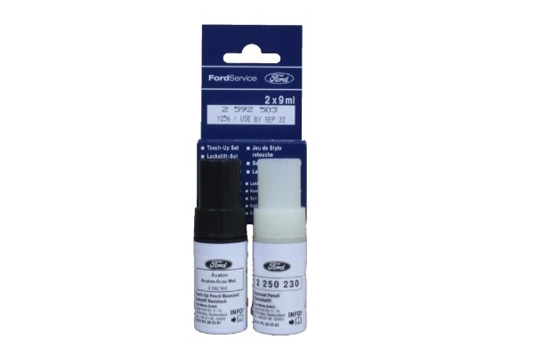 Lackstift Avalon-Grau-Metallic + Klarlack je 9ml