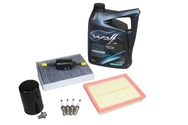 Inspektionskit 1,3 + 1,6 Benzinmotor Ford Fiesta - Fusion
