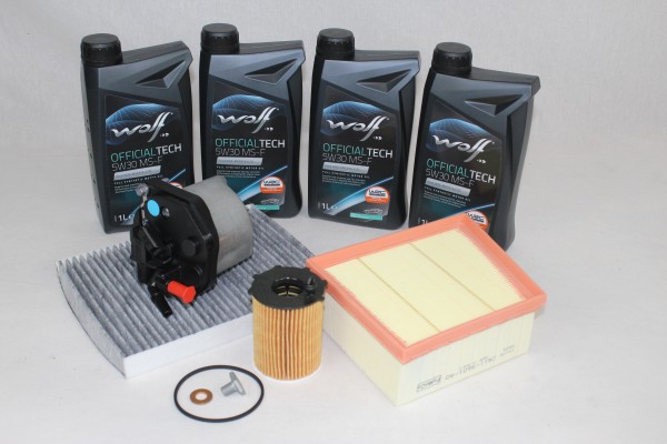 Inspektionskit 1,5 + 1,6 Diesel Ford Fiesta - B-Max