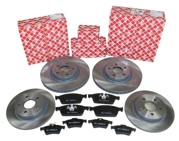 Bremsscheiben + Bremsbeläge vorne + hinten