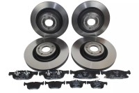 Bremsscheiben + Bremsbeläge vorne + hinten Bremsscheiben + Bremsbeläge vorne + hinten