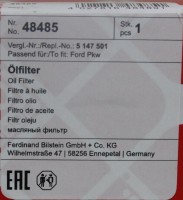 Vorschau: Inspektionskit 5,0 V8 Benzinmotor Ford Mustang Vorschau: Inspektionskit 5,0 V8 Benzinmotor Ford Mustang