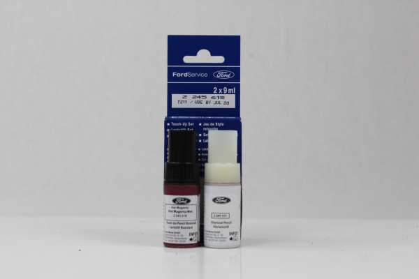 Lackstift Hot-Magenta-Metallic + Klarlack je 9ml