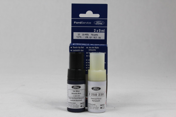 Lackstift Atlantik-Blau + Klarlack je 9ml