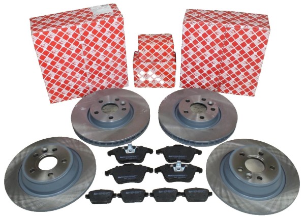 Bremsscheiben + Bremsbeläge vorne + hinten