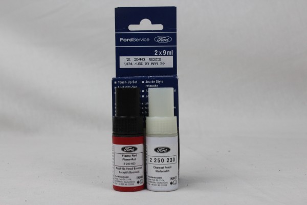 Lackstift Flame Rot + Klarlack je 9ml