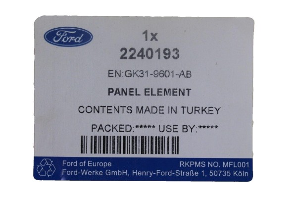 Inspektionskit 2,0 Diesel Ford Transit Heckantrieb