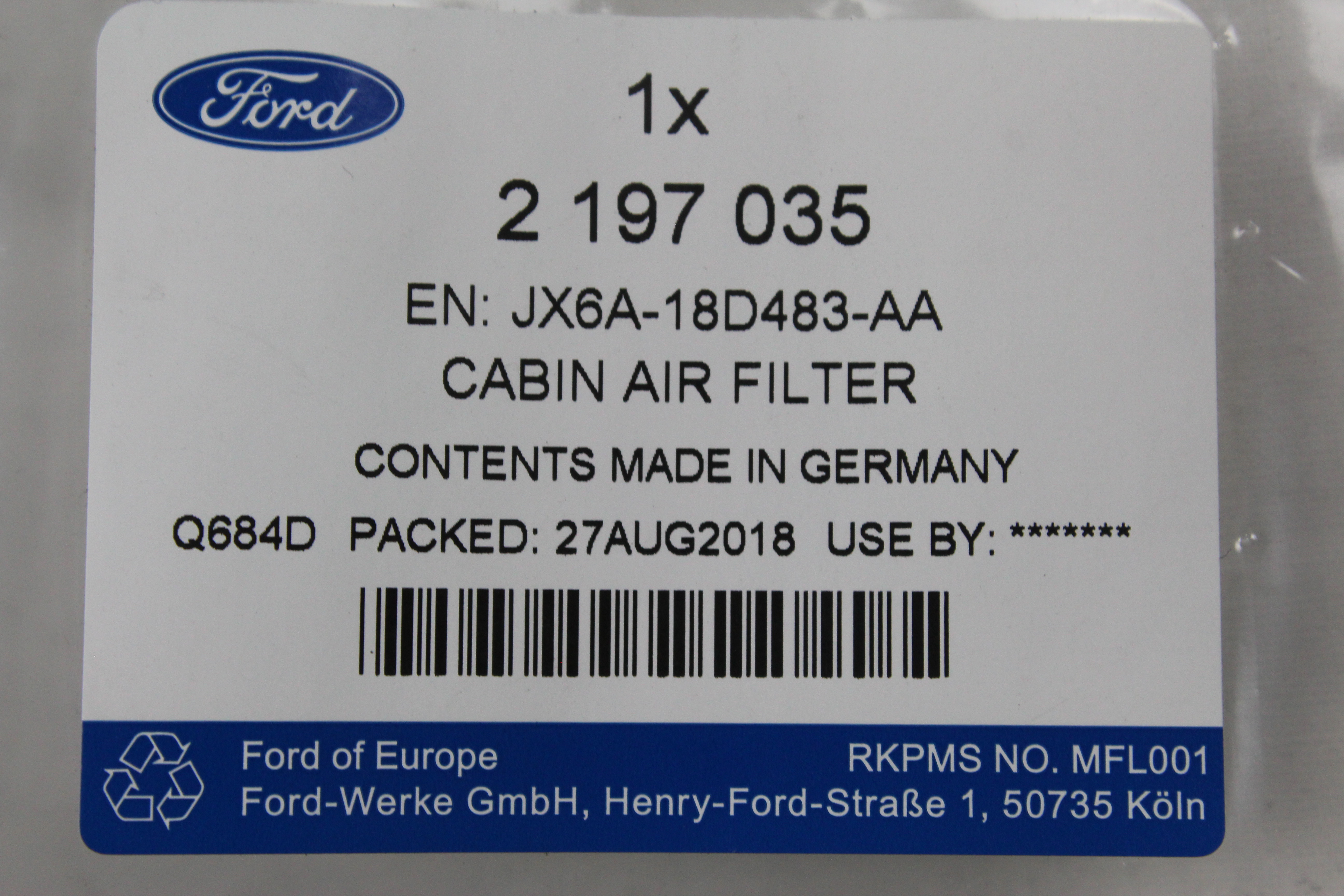 Inspektionskit 1,5 EcoBlue Diesel Ford Focus KFZTeileprofi