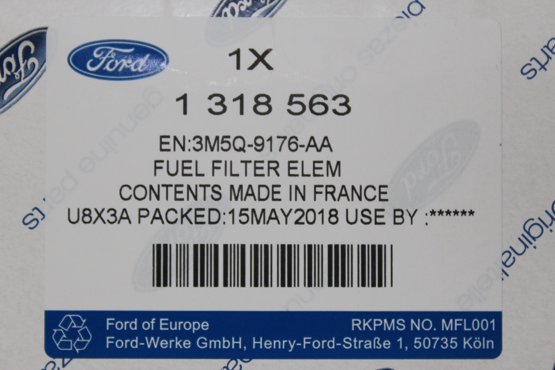 Original Inspektionskit 2,0 Diesel Ford Kuga bis Baujahr 5/2010 56565210 