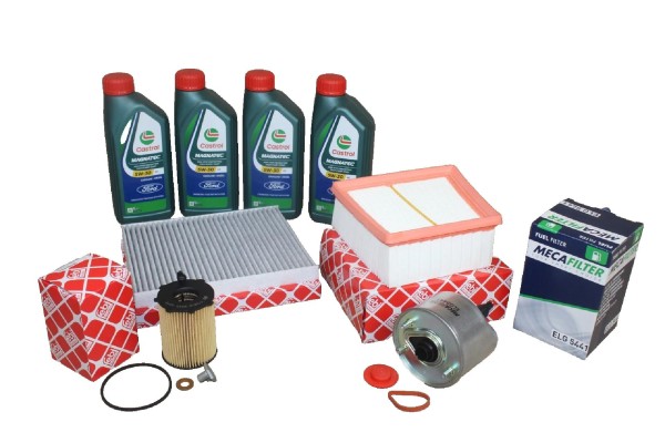 Inspektionskit 1,4 + 1,5 + 1,6 Diesel Ford Fiesta - B-Max
