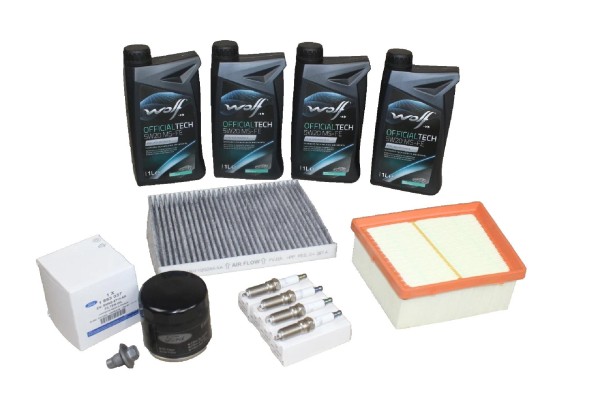 Inspektionskit 1,25 + 1,4 + 1,6 16V Ford Fiesta - B-Max