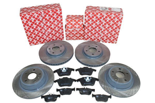 Bremsscheiben + Bremsbeläge vorne + hinten