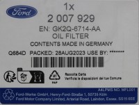 Vorschau: Inspektionskit 2,0 Diesel Ford Transit Heckantrieb Vorschau: Inspektionskit 2,0 Diesel Ford Transit Heckantrieb