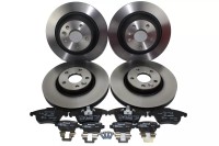 Bremsscheiben + Bremsbeläge vorne + hinten Bremsscheiben + Bremsbeläge vorne + hinten