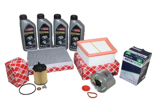 Inspektionskit 1,4 + 1,5 + 1,6 Diesel Ford Fiesta - B-Max
